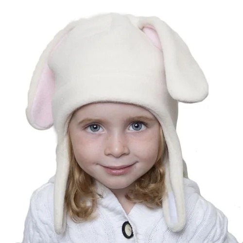 beanies for runners-  Bunny Child Chin Wrap Hat - Polartec® Classic 200