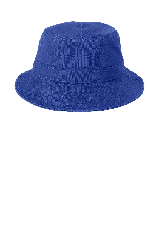 Bucket hats for keeping your head cool during travel-Port Authority Mens Bucket Hat - Royal Blue