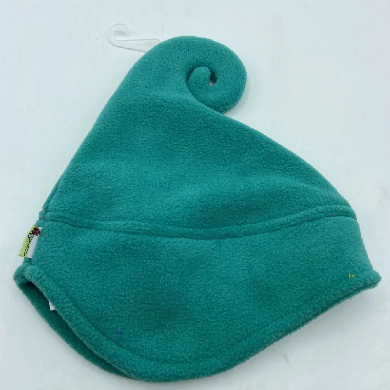 beanies for running and jogging-  Size S (6m-2T): Lofty Poppy Locally Made TURQUOISE Fleece Hat - NEW