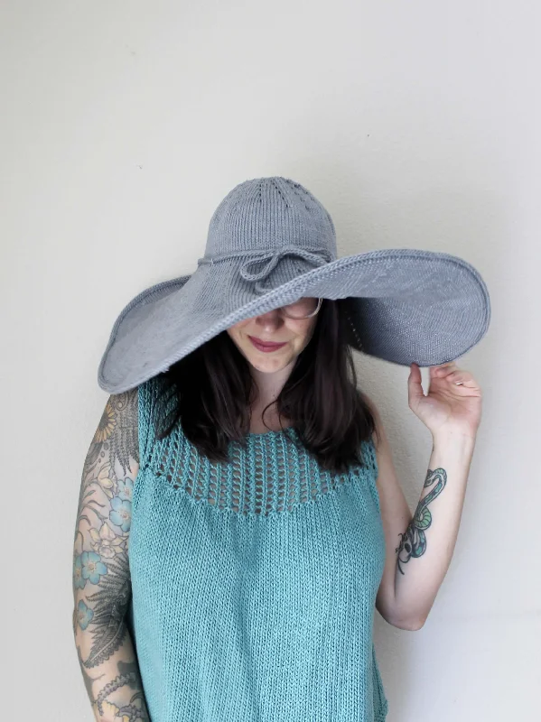 beanies for hiking in cold weather-  Knit Kit - Helarctos Sun Hat