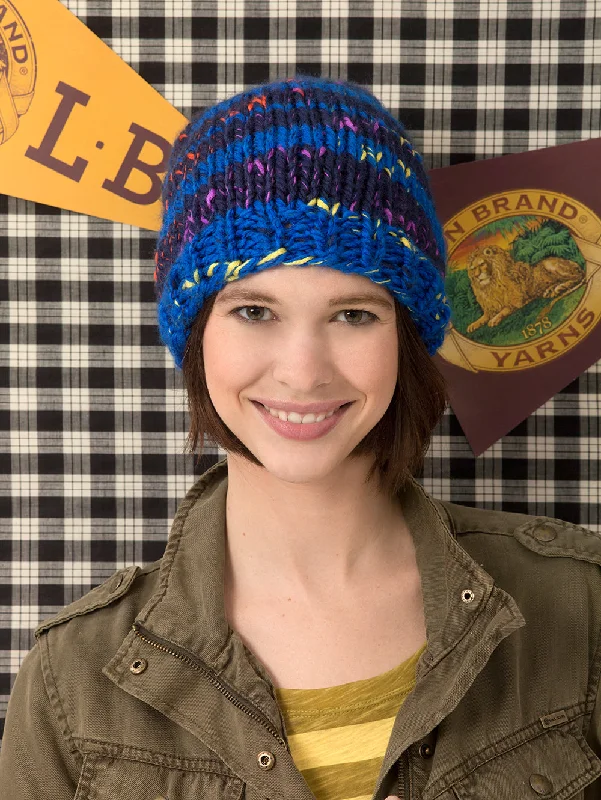 beanies for cold, brisk mornings-  Junior Knit Hat - Version 1