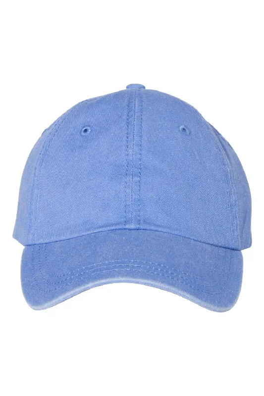 Men's hats for outdoor sporting activities-mens hats fashion inspired-Sportsman Mens Pigment Dyed Adjustable Hat - Periwinkle Blue