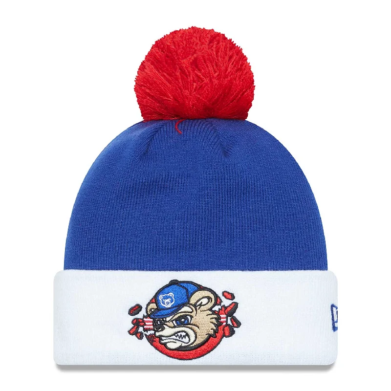 beanies for outdoor sports-  South Bend Cubs Marvel Pom Knit Hat