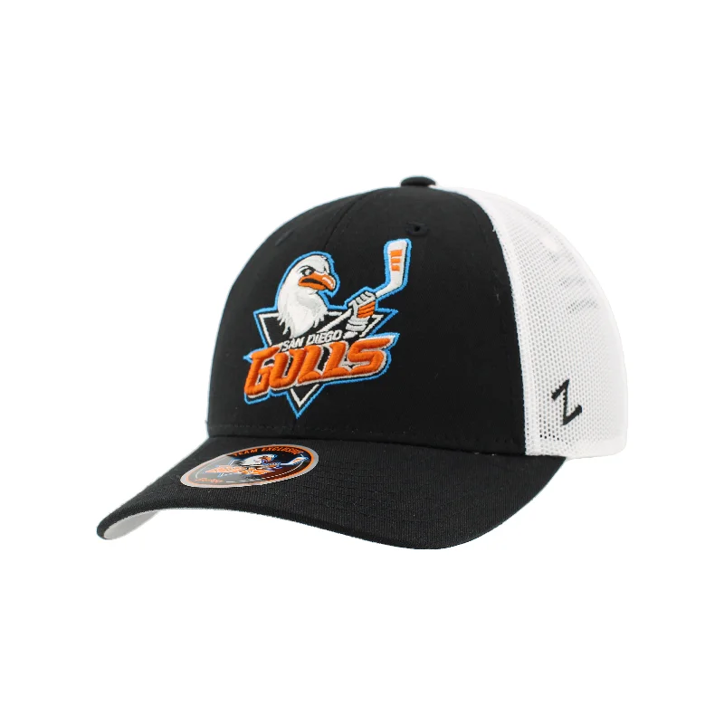 beanies for winter sports-  San Diego Gulls Big Rig Black Snapback Hat