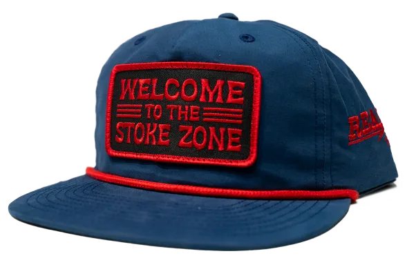 beanies for kids and babies-  REAL Stoke Zone Hat-Navy/Red