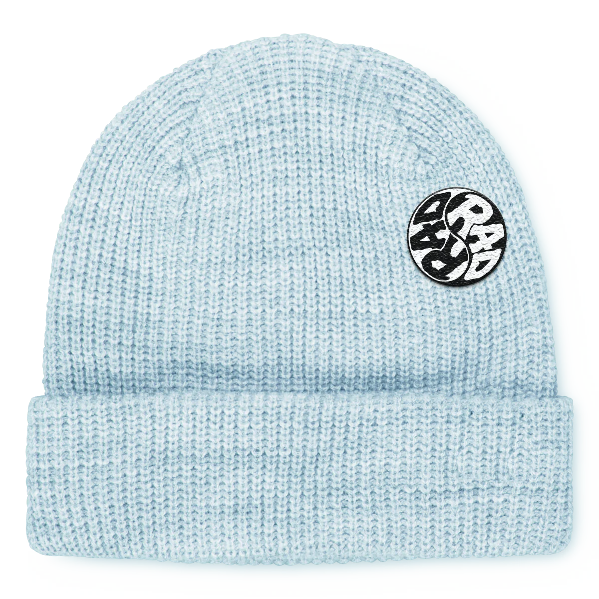 beanies with soft fabric-  RAD Swirl Beanie BLUE