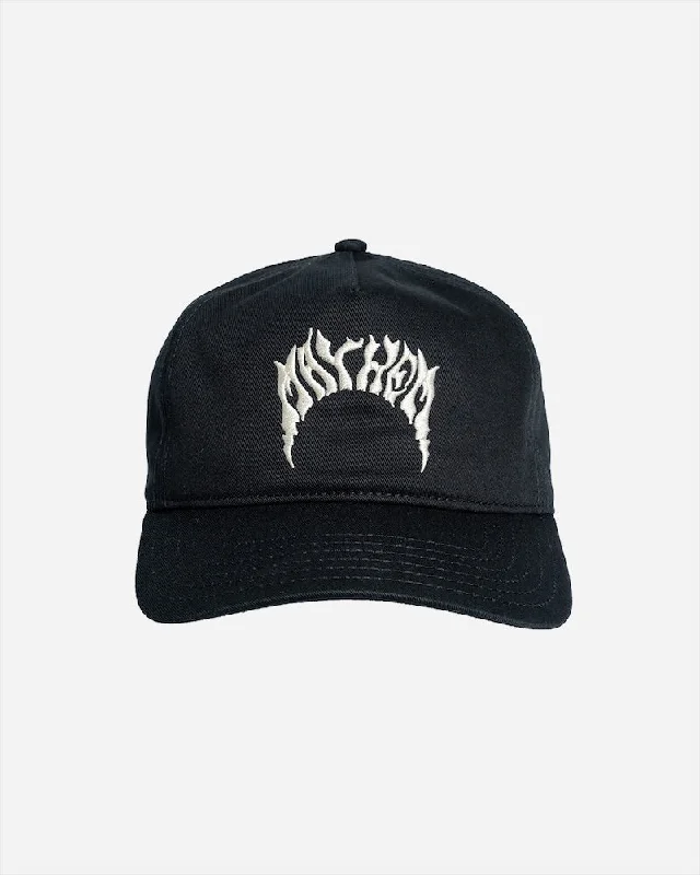 beanies for running and jogging-  Lost Mayhem Strapback Hat-Black