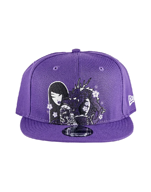 beanies for quick outdoor trips-  New Era Lavender Drago Snapback