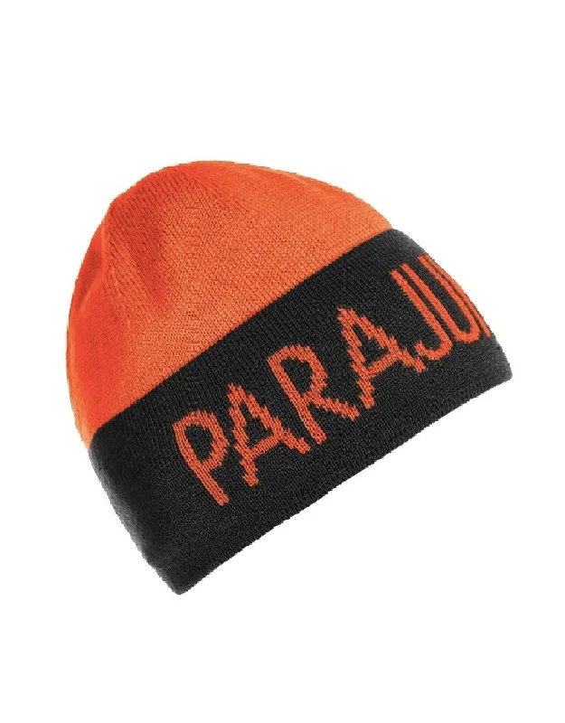 beanies with warm wool blend-  DEEMER HAT PJS ORANGE-BLACK