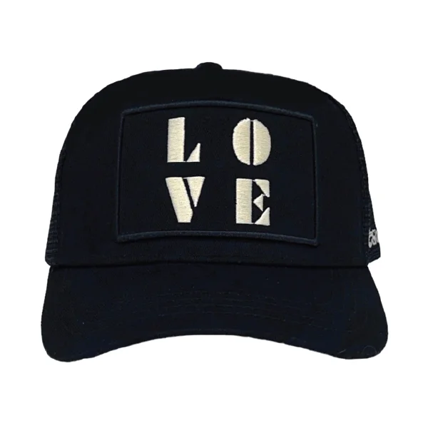 beanies for snow-  Love Trucker - Black