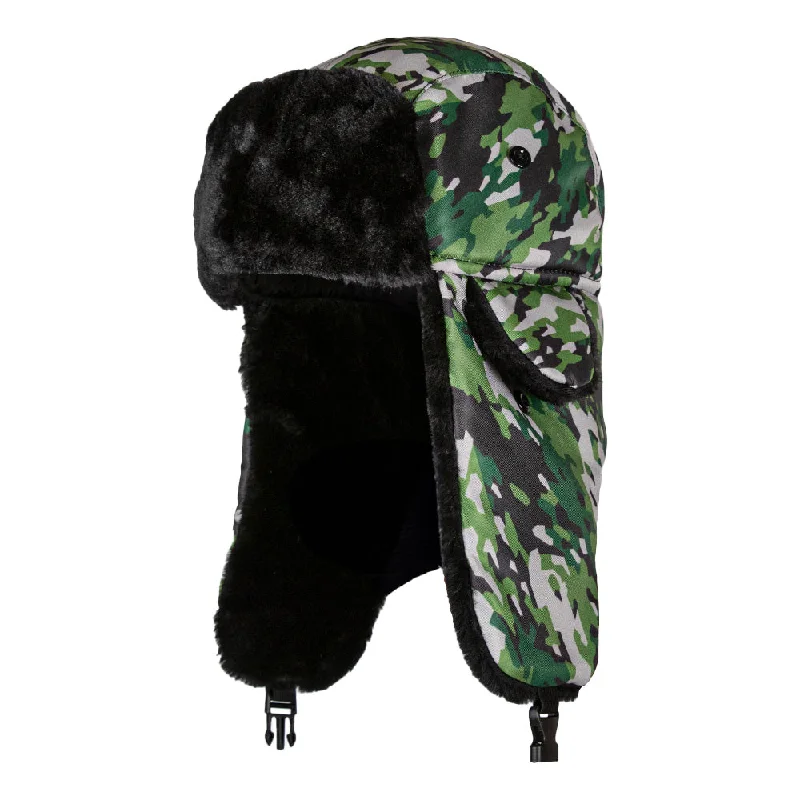 beanies for kids-  Trapper Hat | Geo Camo Patriot PreOrder