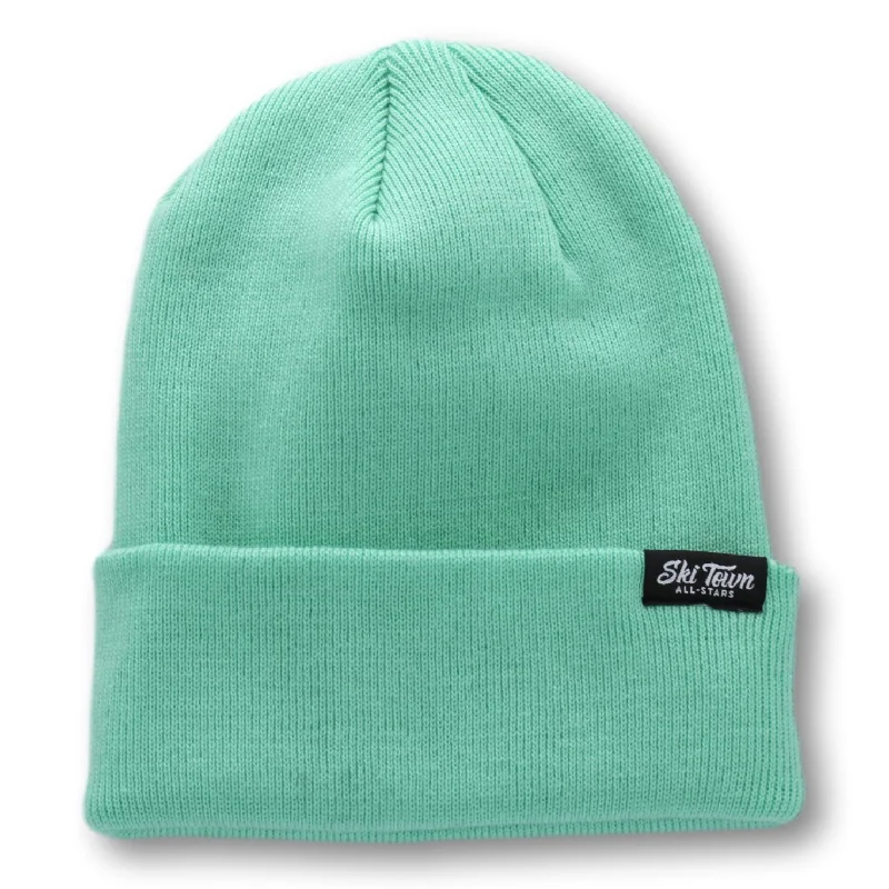 beanies with faux fur-  The Jade