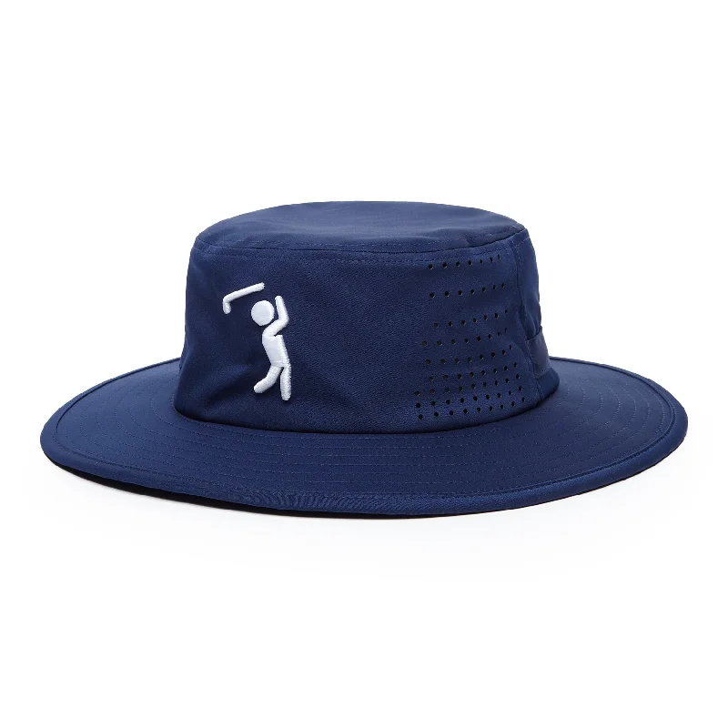 Bucket hats for chic sun protection-Bogeyman Navy - Bucket Hat