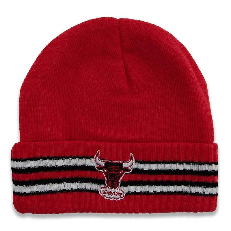 beanies with woven knit-  Chicago Bulls Windy City Swingman Cuff Knit Hat