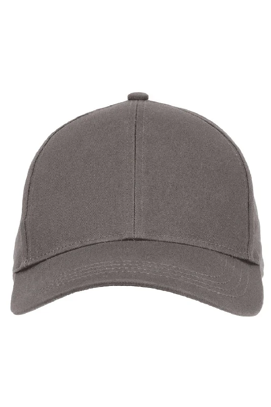 Baseball caps with retro designs-Econscious Mens Eco Baseball Adjustable Hat - Charcoal Grey