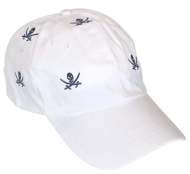 Baseball caps for outdoor festivals-Baseball Cap White With Calico Jack