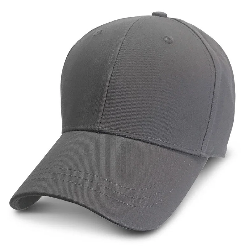 Baseball caps for outdoor gatherings-Grey - Structured Baseball Cap