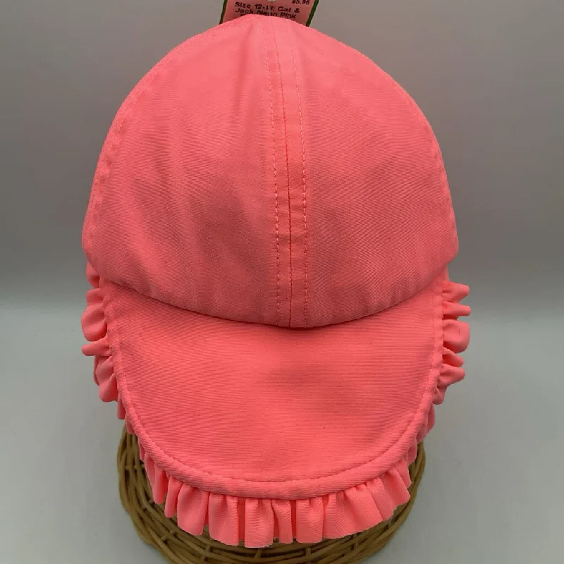 beanies with extra warmth-  Size 12-18: Cat & Jack Neon Pink Ruffle Neck Covering Hat