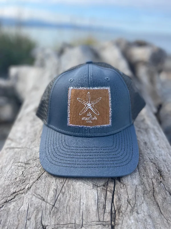 beanies for everyday wear-  Roost / Slate AK Starfish Co. Patch Hat. $38.00