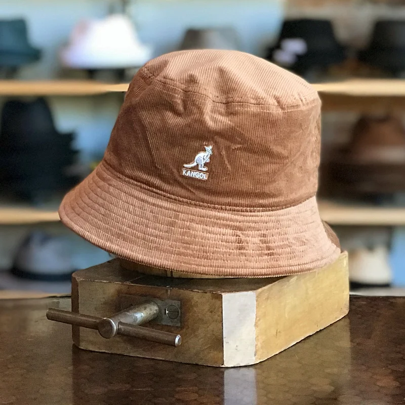 Bucket hats with retro designs for vintage flair-Cord Bucket Hat