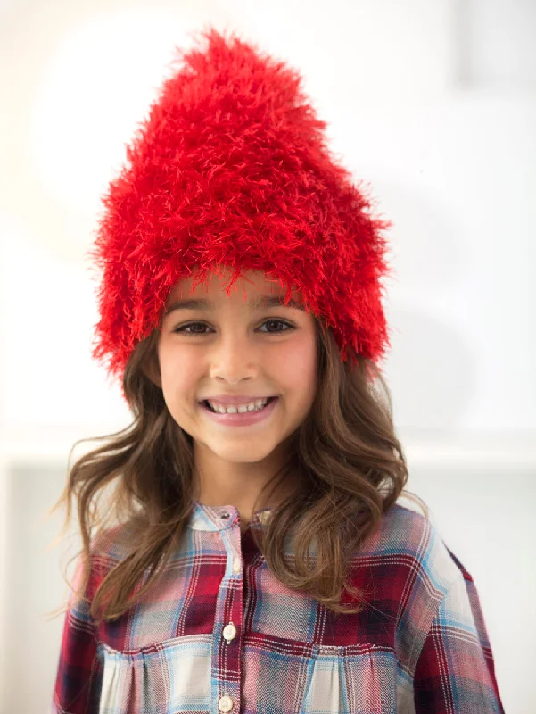 beanies with pompom for men-  Fun Fur Troll Hat (Crochet)