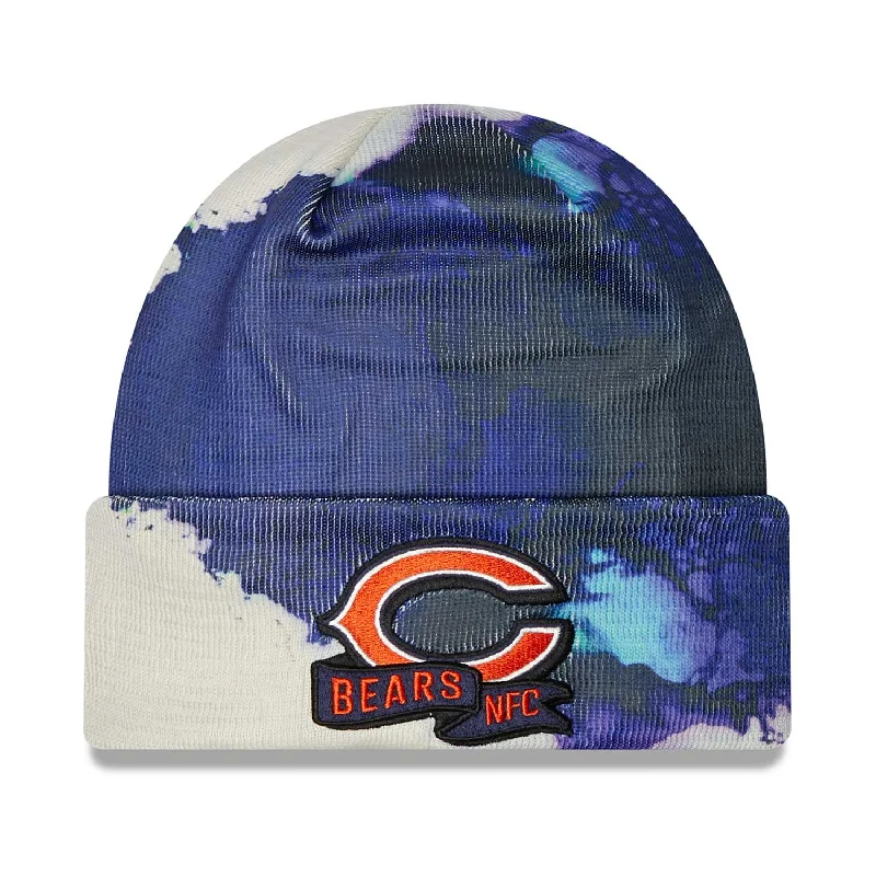 soft beanies-  Chicago Bears 2022 Sideline Ink Knit Hat