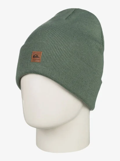 beanies for a chic look-  Quiksilver Brigade Beanie - Green