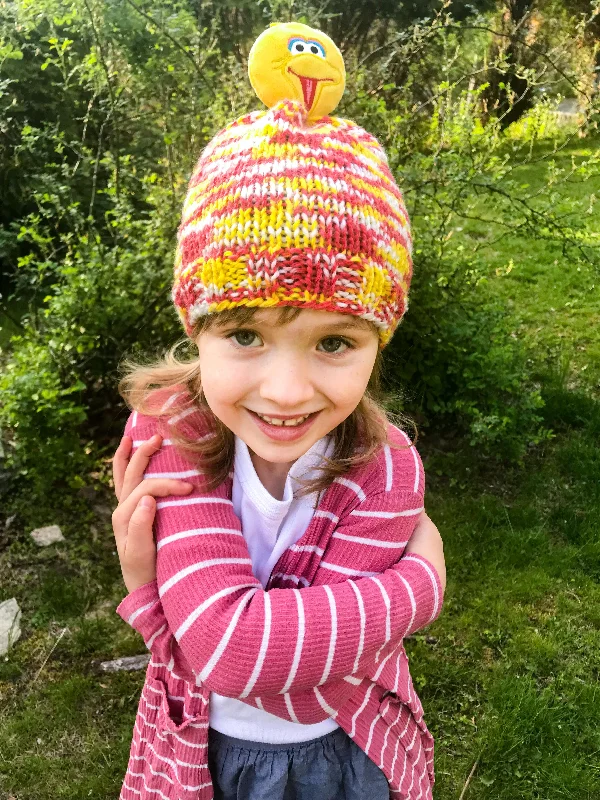 beanies for travel comfort-  Big Bird Knit Hat