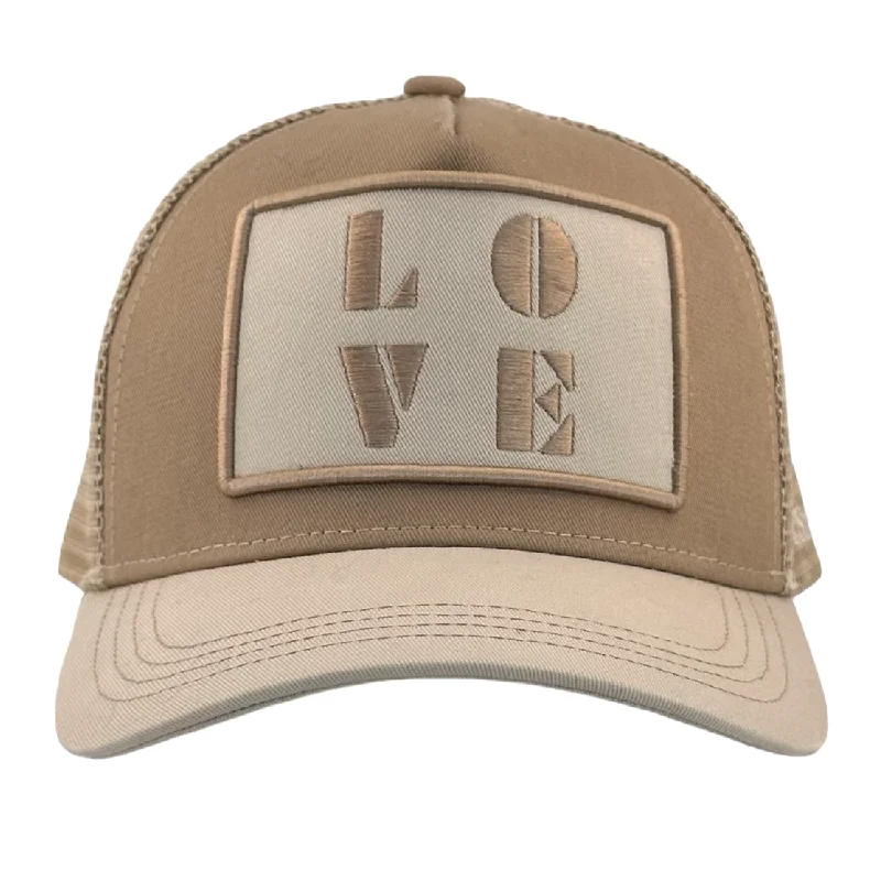 slouchy beanies-  Love Trucker - Tan