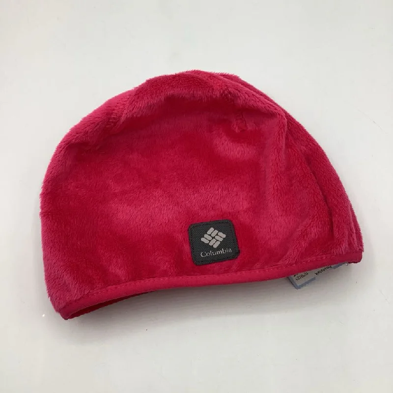 beanies for cold weather layering-  Size 0-6m: Columbia Hot Pink Fluffy Hat