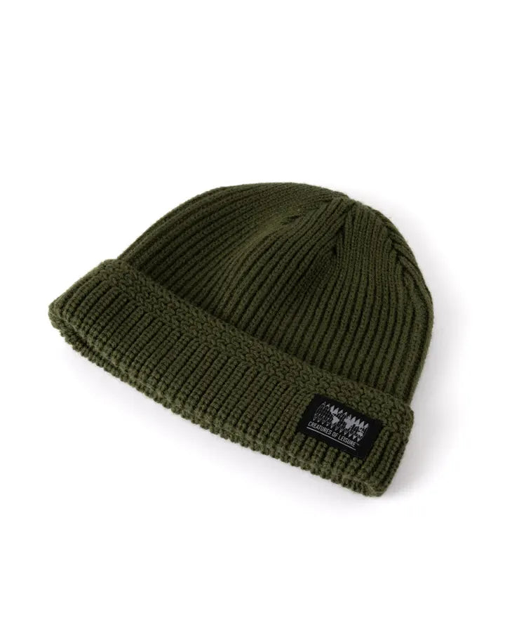 beanies for those chilly days-  Creature Of Leisure Beanie - Olive