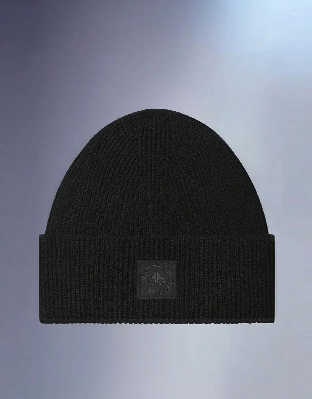 beanies for cold outdoor activities-  SNOWBANK BEANIE WOMEN BLACK