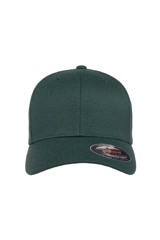 Men's hats for sunny weather trips-mens hats for everyday use-Flexfit Mens Stretch Fit Hat - Spruce Green