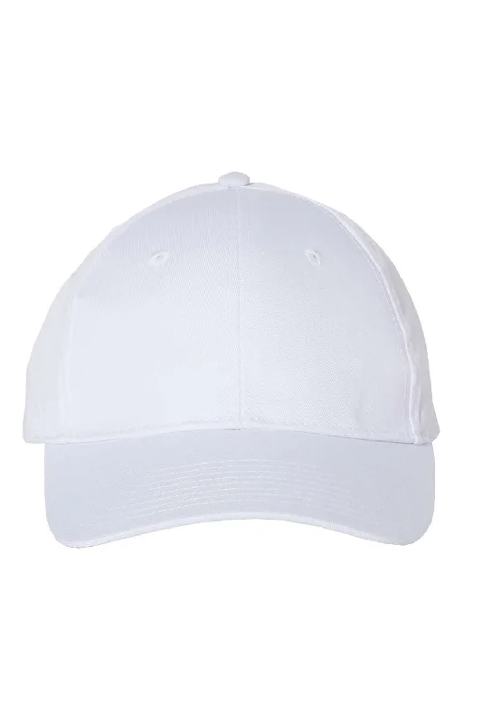 Men's hats for adventurous outdoor looks-mens hats for all types of weather-Valucap Mens Twill Snapback Hat - White