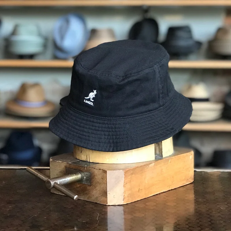 Bucket hats for a laid-back vacation style-Washed Bucket Hat