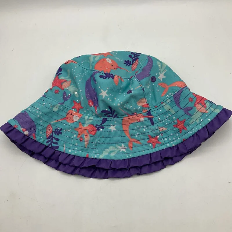 beanies with comfy lining-  Size M: UV Skinz Purple/Pink & Blue Sea Animals Sun Hat