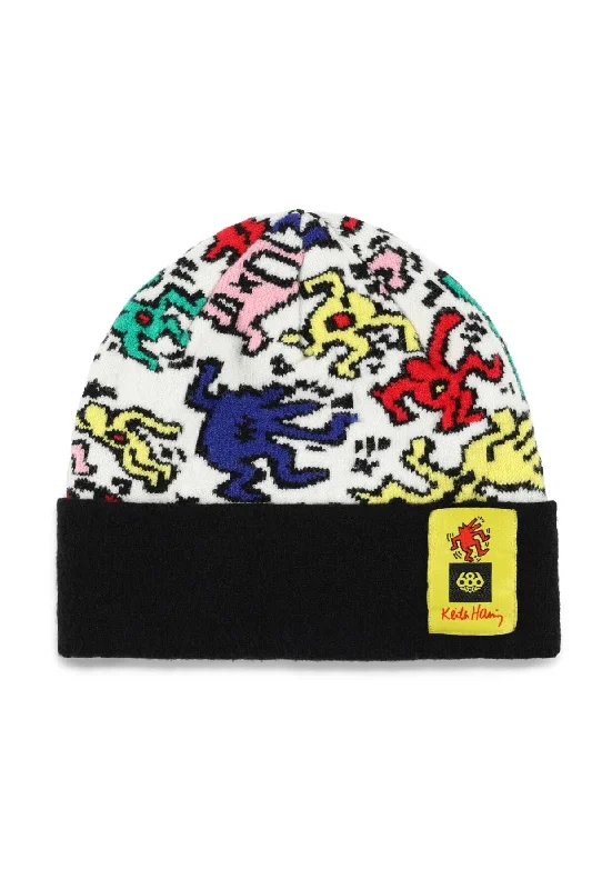 beanies with custom designs-  686 Kids' Keith Haring Beanie