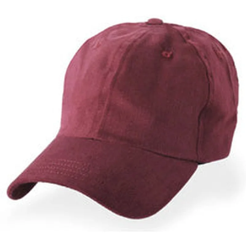 Baseball caps with text on the front-Burgundy - Unstructured Baseball Cap