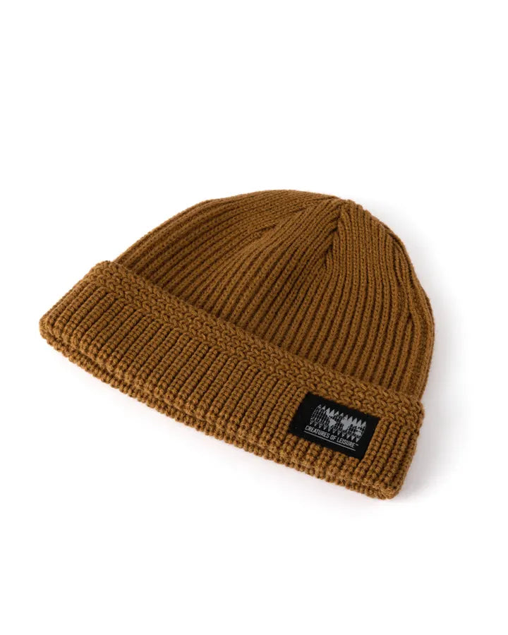 beanies for urban explorers-  Creature Of Leisure Beanie - Earth