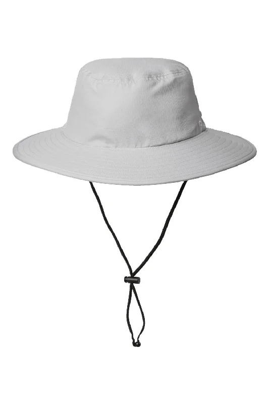 Men's hats for summer hiking protection-mens hats for relaxed outings-Adidas Mens Sustainable Moisture Wicking Sun Hat - Grey