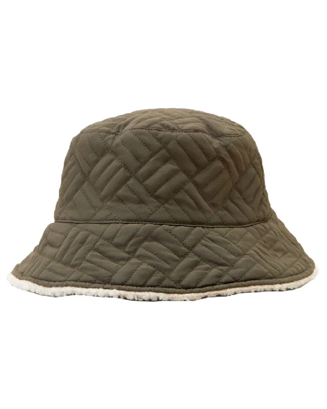 Classic bucket hats for timeless appeal-Ariat Reversible Quilted Bucket Hat