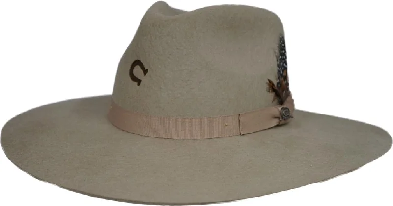 wool hats for fashion-forward looks-womens hats for outdoor activities-Charlie One Horse Highway Women's Safari Hat