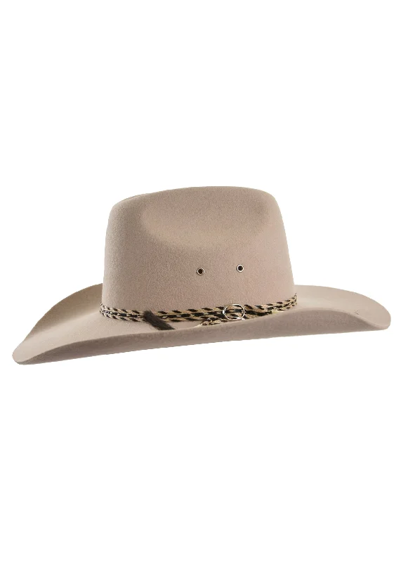 women's wool fedora hats for sophisticated looks-Thomas Cook Station Wool Felt Hat - TCP1939HAT - Putty