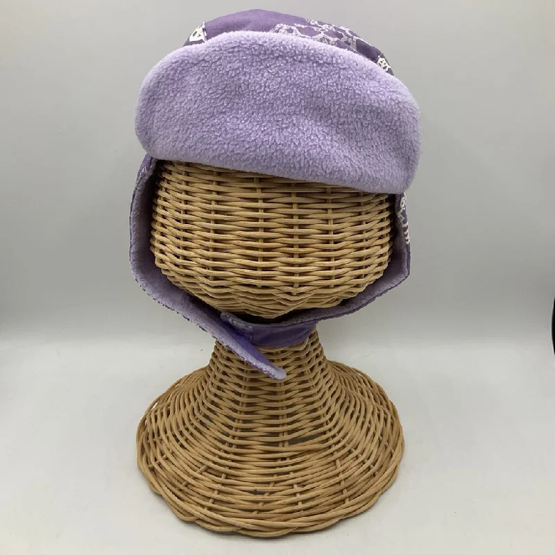 beanies with thin knit-  Size OS: Columbia Lavender Fleece Lined Winter Hat