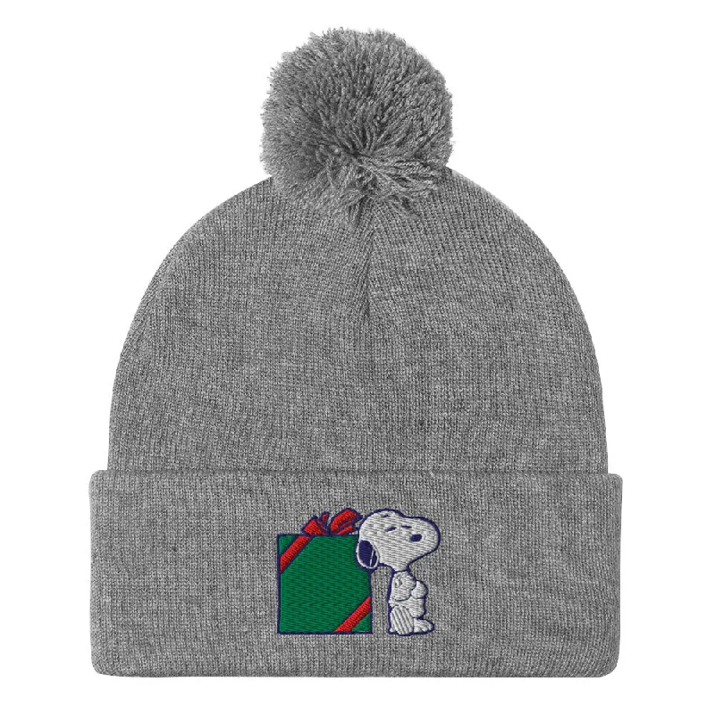 beanies for those chilly days-  Snoopy Gift Pom Beanie