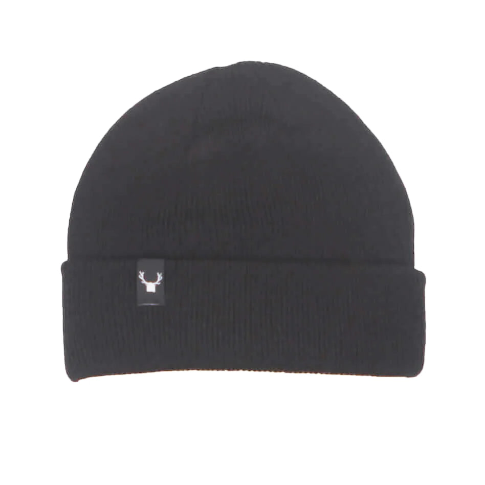 beanies with heavy knit-  I Ride Sideways - PIP BEANIE - Black