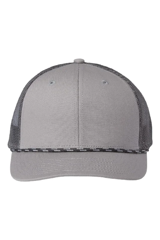 Men's hats for summer outfit accessories-mens hats fashionable for all seasons-The Game Mens Everyday Rope Snapback Trucker Hat - Light Grey/Charcoal Grey