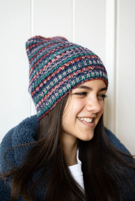 beanies for outdoor work-  Ribbed Hat (Knit)