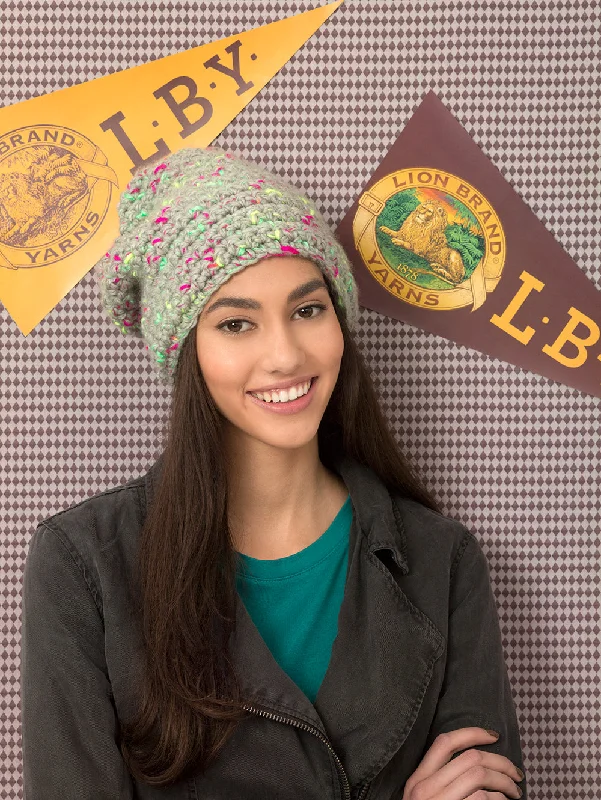 beanies with matching scarves-  Freshman Crocheted Hat - Version 1