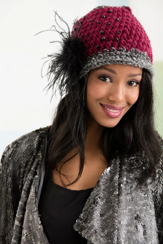 beanies with cozy wool-  Lady Edith Hat (Crochet)